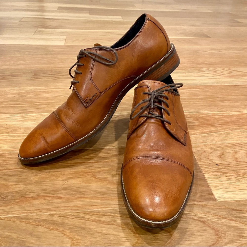 Cole Haan Brown Leather Oxfords